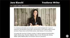 Desktop Screenshot of janebianchi.com